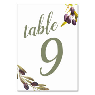 Mediterranean Olive Branch Custom Bold Salie Kaart