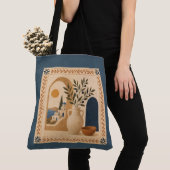Mediterranean Olive Vase Tote Bag (De près)
