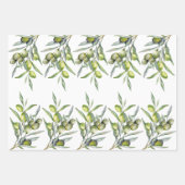 Mediterranean Olive Wrapping Paper (Voorkant 2)