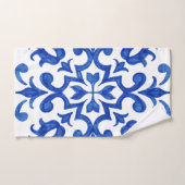 Mediterranean Portuguese Blue Tile (Serviette à main)