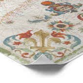 Mediterranean Sea Old Map Poster (Hoek)