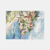 Mediterranean Summer Fleece Deken (Voorkant (Horizontaal))