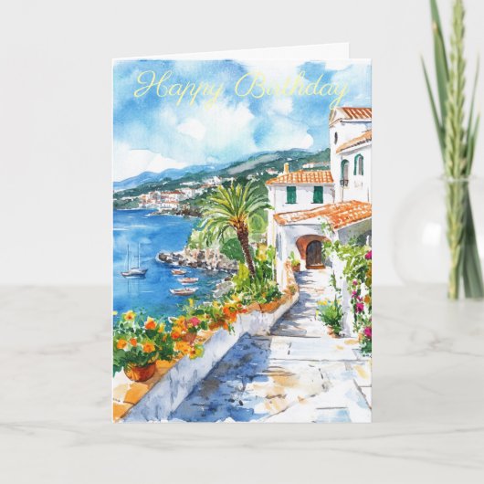 Mediterranean Summer Kaart (Voorkant)