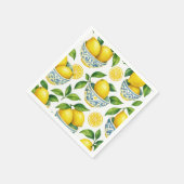 Mediterranean Summer Watercolor Servet (Hoek)