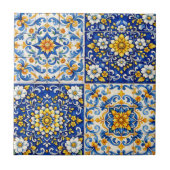 Mediterranean Tile Bloom Tegeltje (Voorkant)