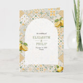 Mediterranean Tile Lemon Tree All in One Wedding (Voorkant)