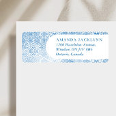 Mediterranean tile pattern etiket