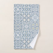 Mediterranean Tiles, Moroccan, Majolica, Azulejo (Serviette à main)