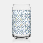 Mediterranean Tiles, Moroccan, Majolica, Azulejo Blikvorm Glas (Achterkant)