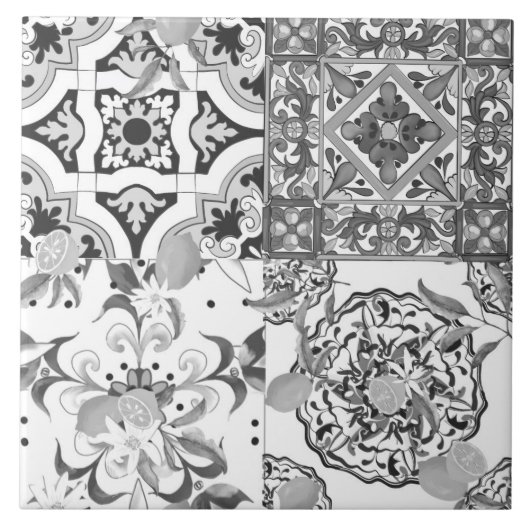 Mediterranean tiles tegeltje (Voorkant)