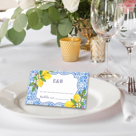 Mediterranean Tiles - Wedding with Citrus Touches