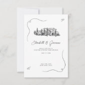 Mediterranean Villa Venue Sketch Wedding (Voorkant)