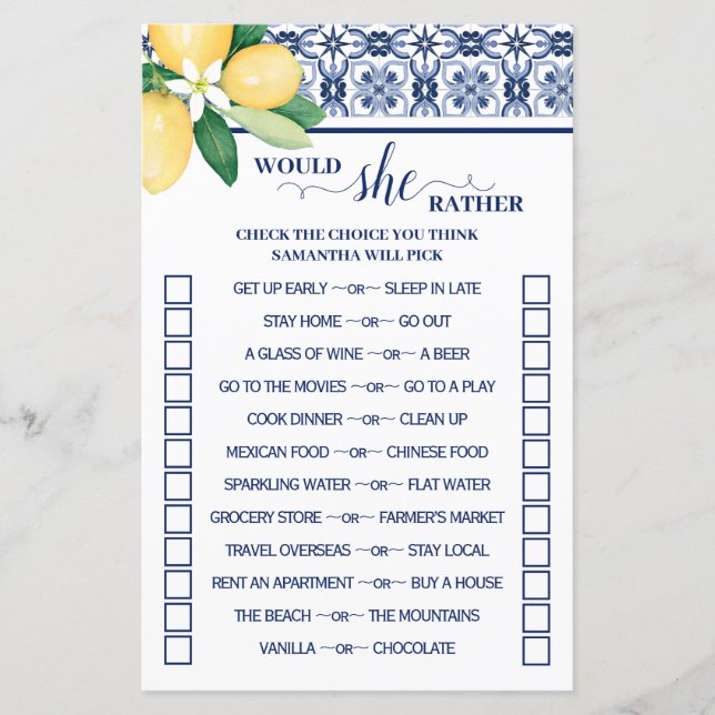 Méditerranéenne Plairait-Elle Plutôt Douche Carte  (Devant)