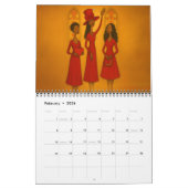Medium African American Praise Calendar Kalender (Feb 2026)