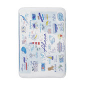 Medium Bath Mat - "The ABC's of Hope Town" (Voorkant Verticaal)