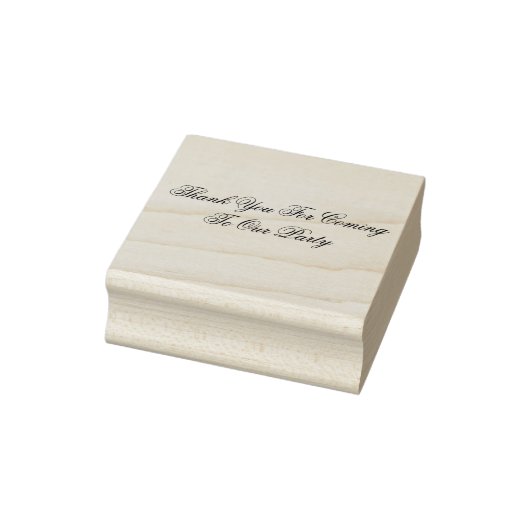 Medium: Bedankt dat je naar onze feeststempel bent Rubberstempel (Stempel)