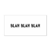Medium BLAH BLAH Rubber Stamp Rubberstempel (Afrduk)