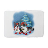 Medium Corgi Kerstmis Badmat (Voorkant)