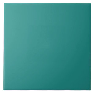 Medium/donker Medium Turquoise effen kleur Tegeltje