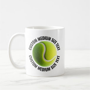 Medium Gepersonaliseerde Tekst Tennisbal 312g Aan Koffiemok