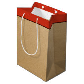 Medium Gift Bag, speciaal voor Kind Medium Cadeauzakje (Achterkant Gekanteld)