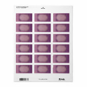 Medium herfst Brocade horizontaal apothekersetiket Etiket (Full Sheet)