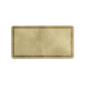 Medium horizontaal effen apothekerlabel etiket (Voorkant)