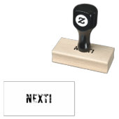 Medium NEXT! rubberzegel Rubberstempel (Gestempeld)