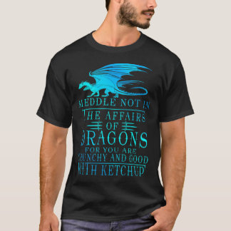 Medium niet bij de Dragons T-shirt