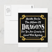 Medium niet briefkaart (Voorkant / Achterkant)