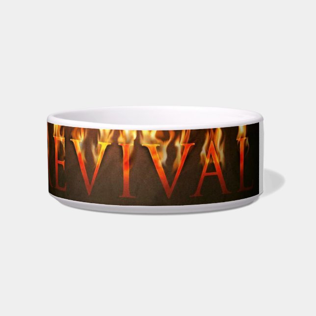 Medium petschaal - Christelijk Voerbakje (Rechts)