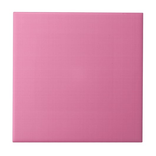 Medium roze Solid Light Scratch Keramische Tegel Tegeltje (Voorkant)