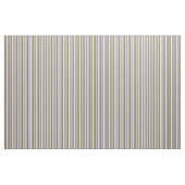 Medium Slate Blue, Green & Beige Pattern Stof (Yard (91,4 cm))