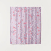 Medium Tapestry (50" x 60") – Butterfly Garden Wandkleed (Voorkant)