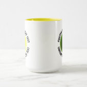 Medium Text GEEL Combo 15oz Aangepaste Tennis Mok (Midden)