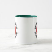 Medium Text JAGER GROEN Combo 11oz Aangepaste Cric Mok (Midden)