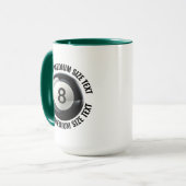 Medium Text JAGER GROEN Combo 15oz Aangepaste 8 Ba Mok (Voorkant links)