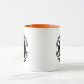 Medium Text ORANJE Combo 11oz Aangepaste 8 Bal Mok (Midden)