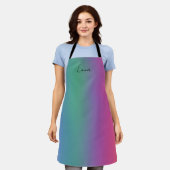 Medium van Schort van gemengde kleuren (Gedragen)