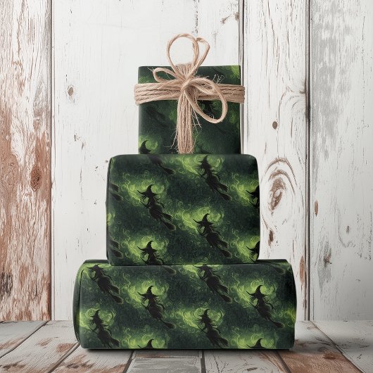 Medium Wicked Witch Silhouette patroon Cadeaupapier