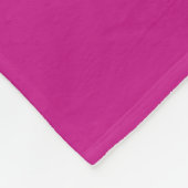 MediumVioletRed Fleece Deken (Hoek)