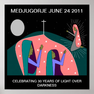 MEDJUGORJE 30 JAAR JUBILEUM POSTER