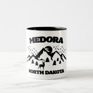 Medora, Noord-Dakota Tweekleurige Koffiemok