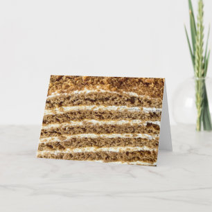 Medovik Honey Cake Abstract Kaart