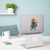 Medrin Sticker (Laptop op bureau)