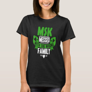 Medullary Sponge Nieren Green Ribbon Awareness T-shirt