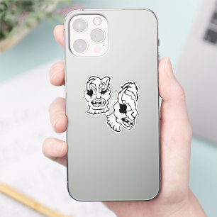 Medusa 2MMHeads DoubleHeaded 2025 Horror Boek Sticker