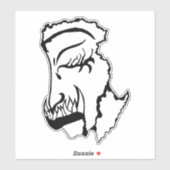 Medusa 6MMHeads Diecut 2025 Horror Boek Awaynowe Sticker (Vel)