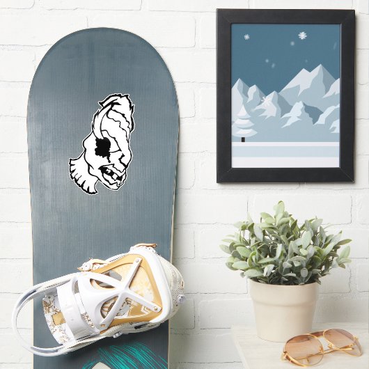 Medusa 8MMHeads Diecut 2025 Horror Book Awaynowe Sticker (Snowboard)