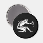 Medusa Aubrey Beardsley Magneet (Voorkant / Achterkant)